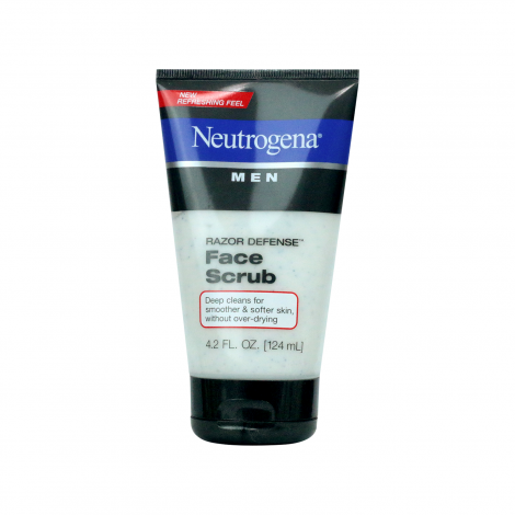 Neutrogena Men Razor Defense Face Scrub 124ml