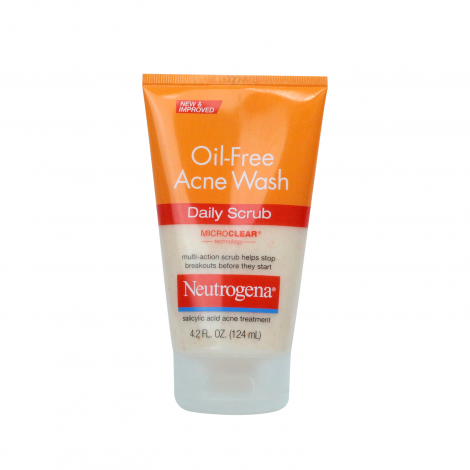 Neutrogena Oil-Free Acne Wash Daily Scrub 124ml