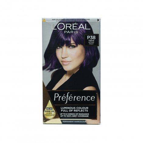 Loreal Hair Color Preference - P38 Tokyo Intense Violet