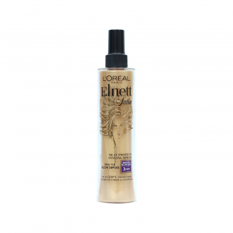 Loreal Elnett Satin Smooth Heat Protect Styling Hair Spray 170ml