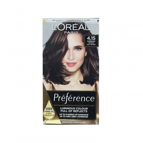 Loreal Hair Color Preference - 4.15 Caracas Intanse Deep Brown