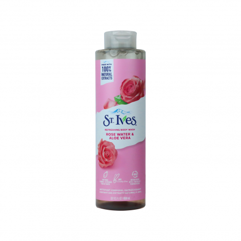 St.Ives Rose Water & Aloe Vera Refreshing Body Wash 650ml