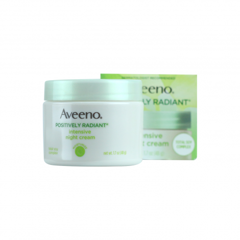 Aveeno Positively Radiant Intensive Moisturizing Night Cream 48g