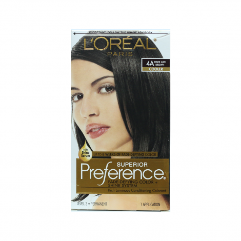 L'Oreal Paris Superior Preference Hair Color - 4A Dark Ash Brown