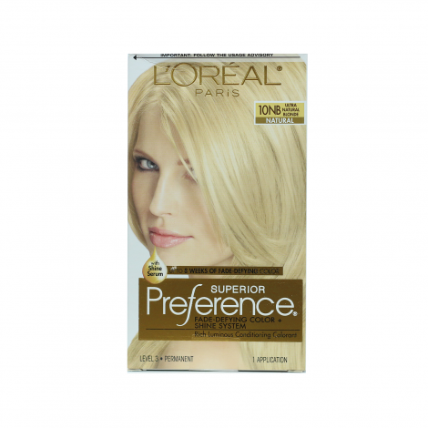 L'Oreal Paris Superior Preference Hair Color - 10NB Ultra Natural Blonde