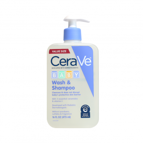 Cerave Baby Wash & Shampoo 473ml