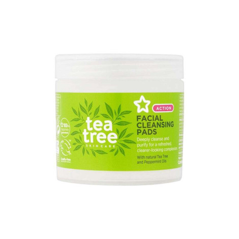 Superdrug Tea Tree Facial Cleansing 40 Pads