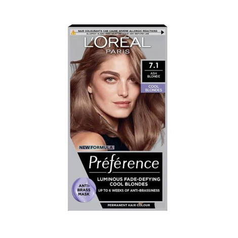 L'Oreal Hair Color Preference 7.1 Ash Blonde