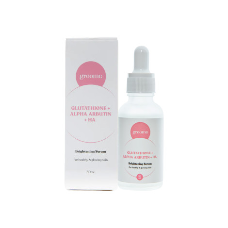 Groome Glutathione + Alpha Arbutin + HA Brightening Serum 30ml