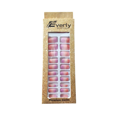 Everly Natural Fake Nails 24pcs - H210