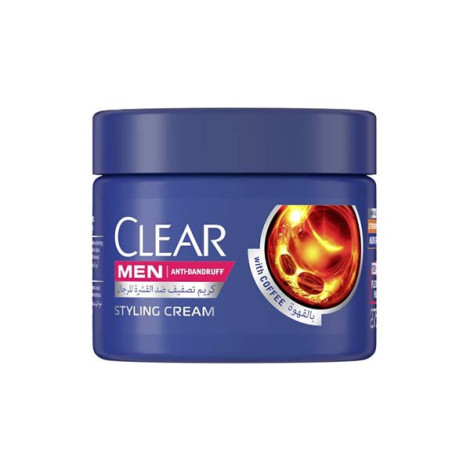 Clear Men Anti-Dandruff With Coffee Styling Hair Cream 275ml