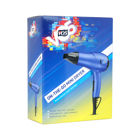 VO5 On The Go VO56U Hair Dryer Blue 1200W