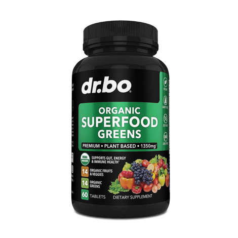 Dr.bo Organic Superfood Greens – 60 Capsules