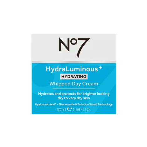 No7 HydraLuminous Hydrating Whipped Day Cream 50ml