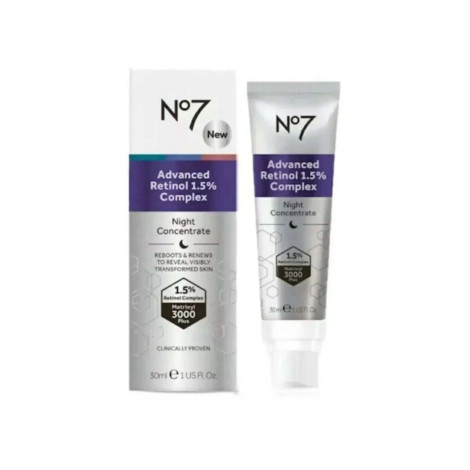 No7 Advanced Retinol 1.5% Complex Night Concentrate 30ml