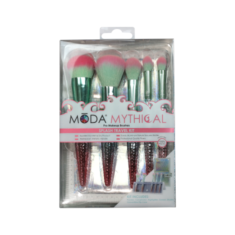 Royal & Langnickel MŌDA Mythical Makeup Brush - 6pc Travel Kit