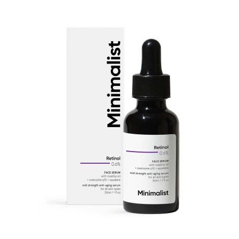 Minimalist Retinol 0.6% Face Serum 30ml