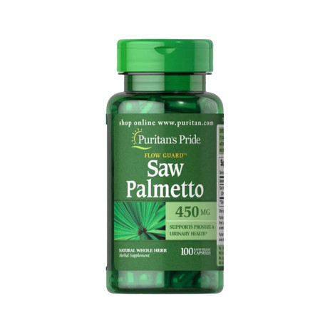 Puritans Pride Saw Palmetto 450 Mg Capsules 100 Tablets