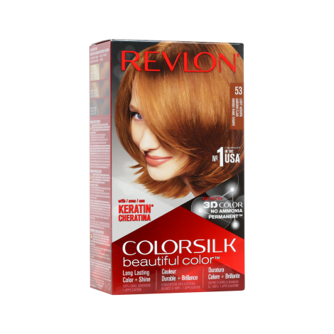 Revlon Colorsilk Beautiful Hair Color - 53 Light Auburn Clair