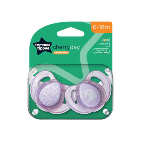 Tommee Tippee Cherryday Natural Latex Soother 6-18m
