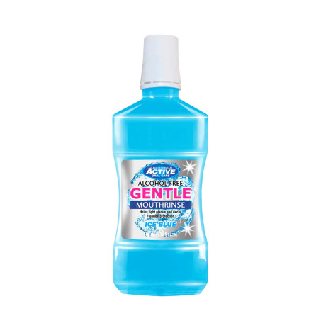 Beauty Formulas Ice Blue Alcohol Free Gentle Mouthrinse 500ml