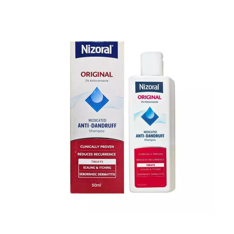 Nizoral Original 2% Ketoconazole Medicated Anti-Dandruff Shampoo 50ml
