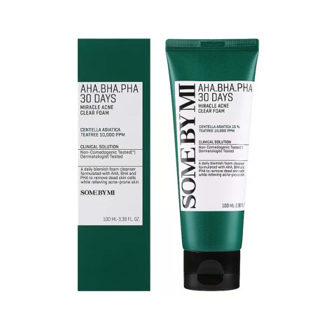 Some By Mi AHA BHA PHA Miracle Acne Clear Foam 100 ml