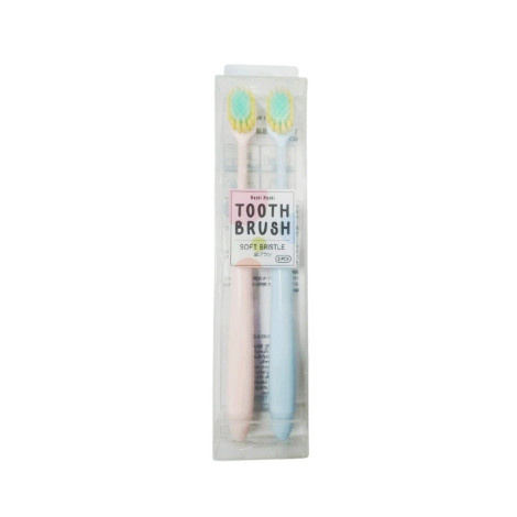 Moshi Moshi  Soft Bristle Toothbrush Twin Pack