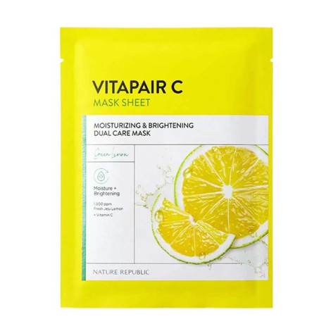 Nature Republic Vitapair C Moisturizing & Brightening Dual Care Mask Sheet 25ml