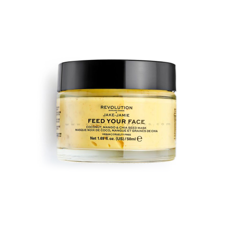 Revolution Skincare X Jake - Jamie Coconut, Mango & Chia Seed Radiant Glow Face Mask 50ml