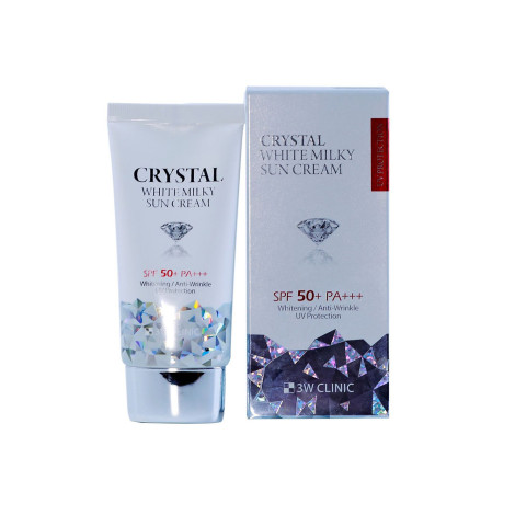 3W Clinic Crystal White Milky Sun Cream SPF50 50ml