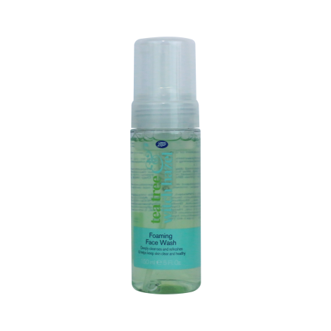 Boots Tea Tree & Witch Hazel Foaming Face Wash 150ml
