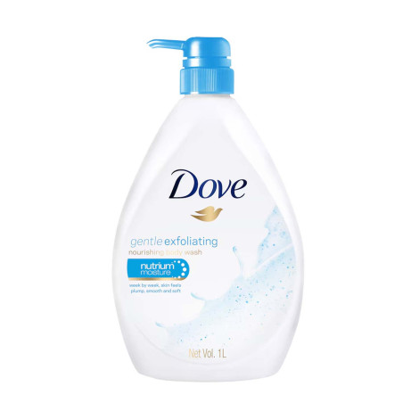 Dove Gentle Exfoliating Nourishing Body Wash 1L