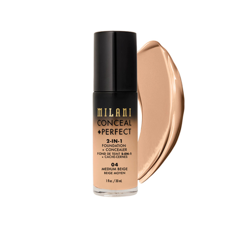 Milani Conceal Perfect 2in1 Foundation - 04 Medium Beige