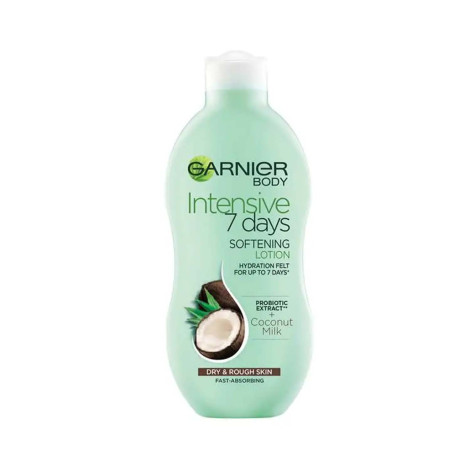 Garnier Intensive 7 Days Coconut Milk Body Lotion Dry Rough Skin 400ml