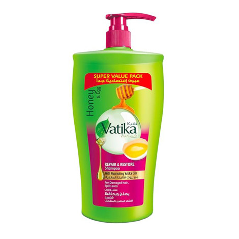 Vatika Naturals Honey and Egg Repair & Restore Shampoo 1000ml