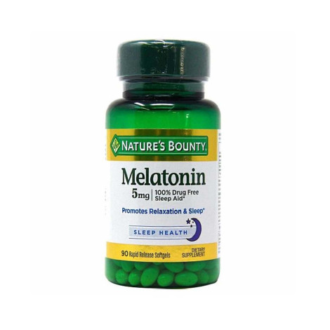 Nature’s Bounty Melatonin 5mg 90 Softgels