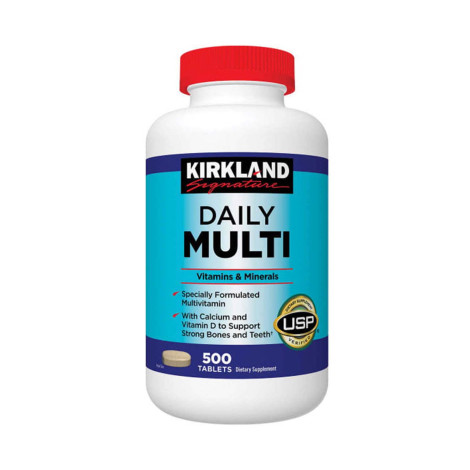 Kirkland Signature Daily Multi Vitamins and Minerals – 500 Tablets