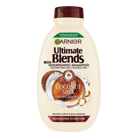 Garnier Ultimate Blends Coconut Milk & Macadamia Nourishing Shampoo 400ml