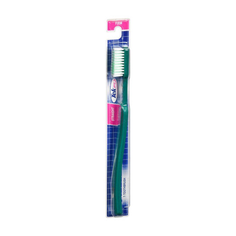 Tek Pro Straight Soft Tooth Brush - Green