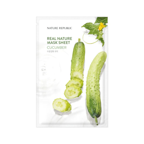 Nature Republic Real Nature Mask Sheet Cucumber 23ml