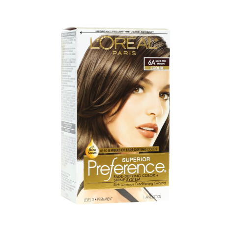 L'Oreal Paris Superior Preference Hair Color - 6A Light Ash Brown