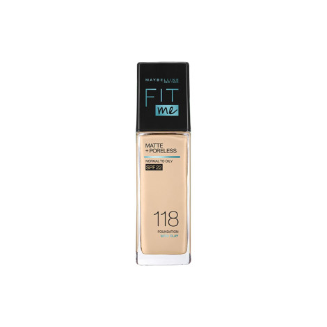 Maybelline Fit Me Matte Poreless SPF22 Foundation- 118