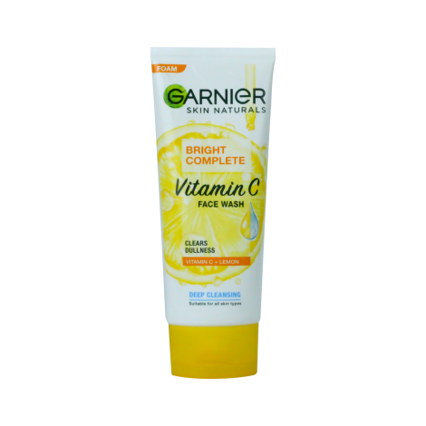 Garnier Bright Complete Vitamin C Face Wash 100ml