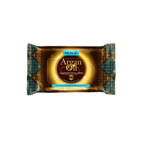 Nuage Argan Oil Cleansing Facial Wipes 25 Wipes
