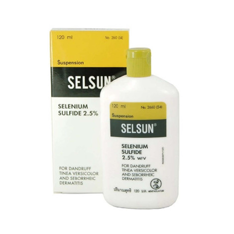 Selsun Selenium Sulfide 2.5% Dandruff Shampoo 120ml