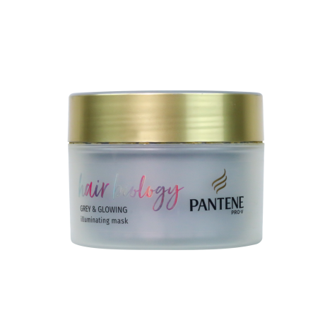 Pantene Hair Biology Grey & Glowing Illuminating Mask 160ml