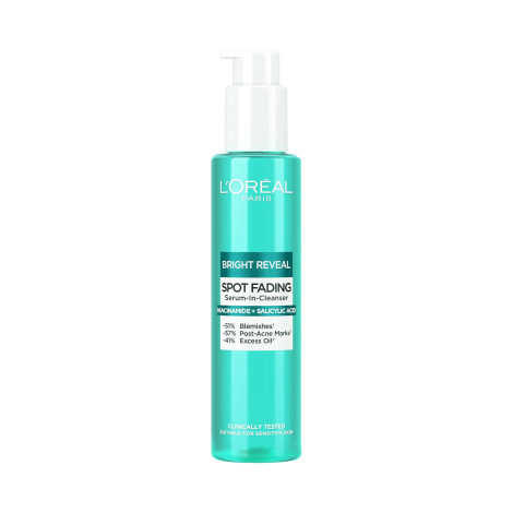 L'Oreal Bright Reveal Spot Fading Serum In Cleanser 150ml