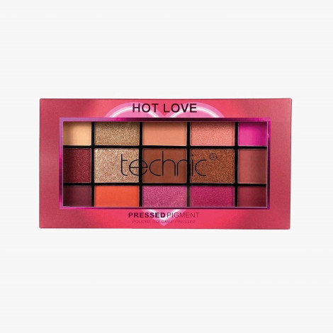 Technic Pressed Pigment Eyeshadow Palette - Hot Love
