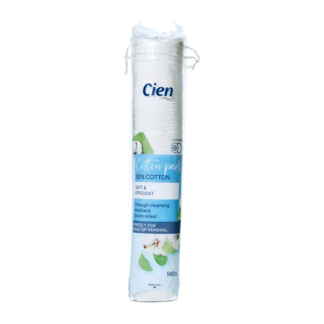 Cien Soft & Gentle 100% Cotton Pads 140pcs